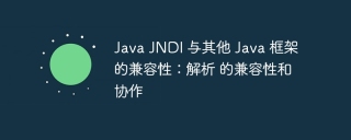 Java JNDI 与其他 Java 框架的兼容性:解析 Java JNDI 与其他 Java 框架的兼容性和协作