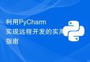 利用PyCharm实现远程开发的实用指南