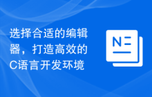 选择合适的编辑器，打造高效的C语言开发环境