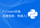 PyCharm环境设置指南：快速入门