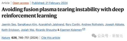 A new milestone in controllable nuclear fusion! AI successfully predicts plasma tearing in Nature, bringing the Holy Grail of clean energy one step closer