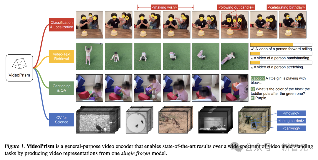 谷歌AI视频再出王炸！全能通用视觉编码器VideoPrism，性能刷新30项SOTA