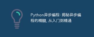 python异步编程: 揭秘异步编程的精髓, 从入门到精通