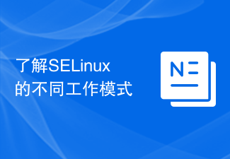 Understand the different working modes of SELinux