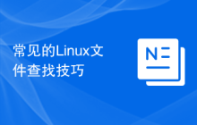 常见的Linux文件查找技巧