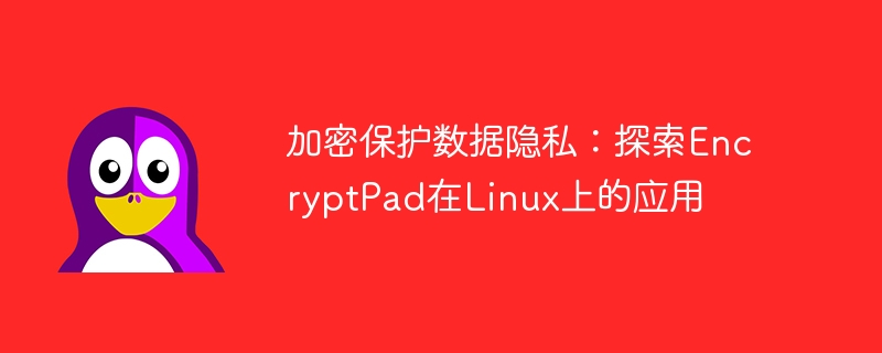 データプライバシーの保護: Linux プラットフォーム上の EncryptPad アプリケーションの詳細