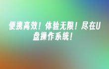 便携高效!体验无限!尽在U盘操作系统!