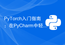 PyTorch入门指南：在PyCharm中轻松安装PyTorch