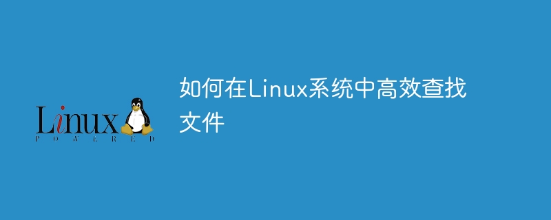 在Linux作業系統中如何快速定位文件