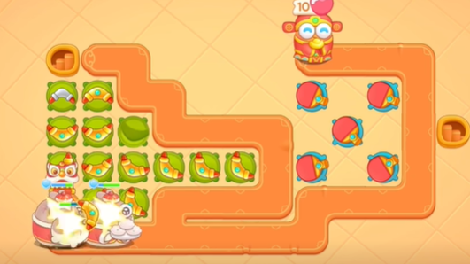 How to pass level 5 of Defend Carrot 4 New Year episode