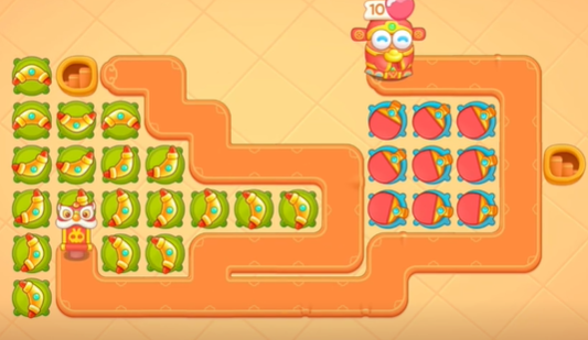 How to pass level 5 of Defend Carrot 4 New Year episode