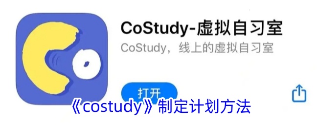 costudy怎么制定计划