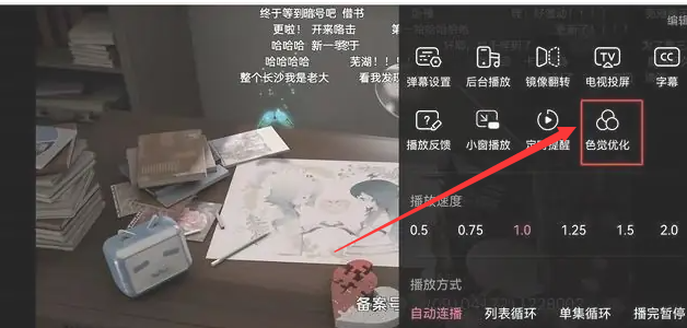 How to turn on color blindness mode in Bilibili