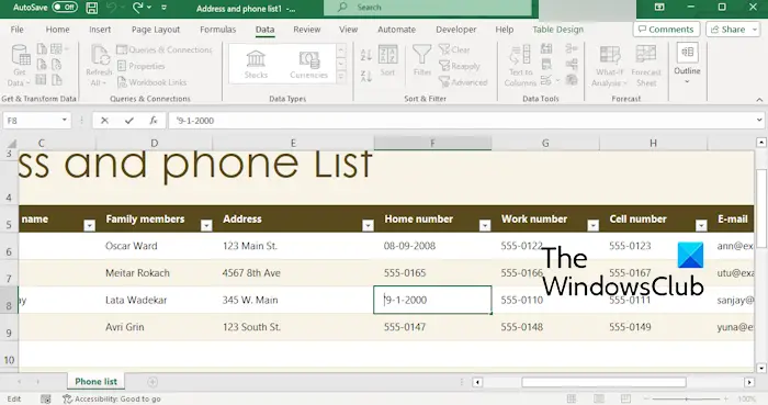 Excel keeps changing numbers to latest date; changing dates to random numbers