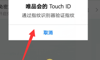 How to set up Vipshop fingerprint payment