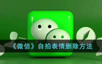 Can WeChat selfie emoticons be deleted?