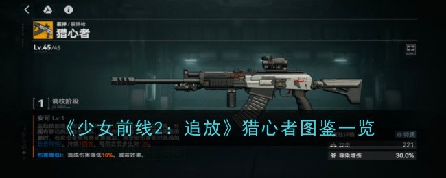 《少女前线2:追放》猎心者图鉴一览