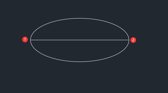 Bagaimana untuk melukis cad ellipsoid