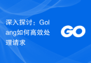 深入探讨：Golang如何高效处理请求