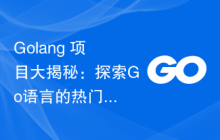 Golang 项目大揭秘：探索Go语言的热门工程