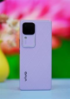 小荔枝纹素皮!vivo S18菱紫图赏