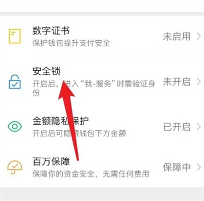 How to password protect WeChat payment code