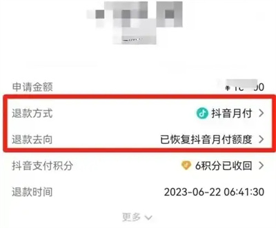 How to check the refund destination on Douyin