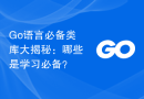 Go语言必备类库大揭秘：哪些是学习必备？