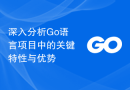 深入分析Go语言项目中的关键特性与优势