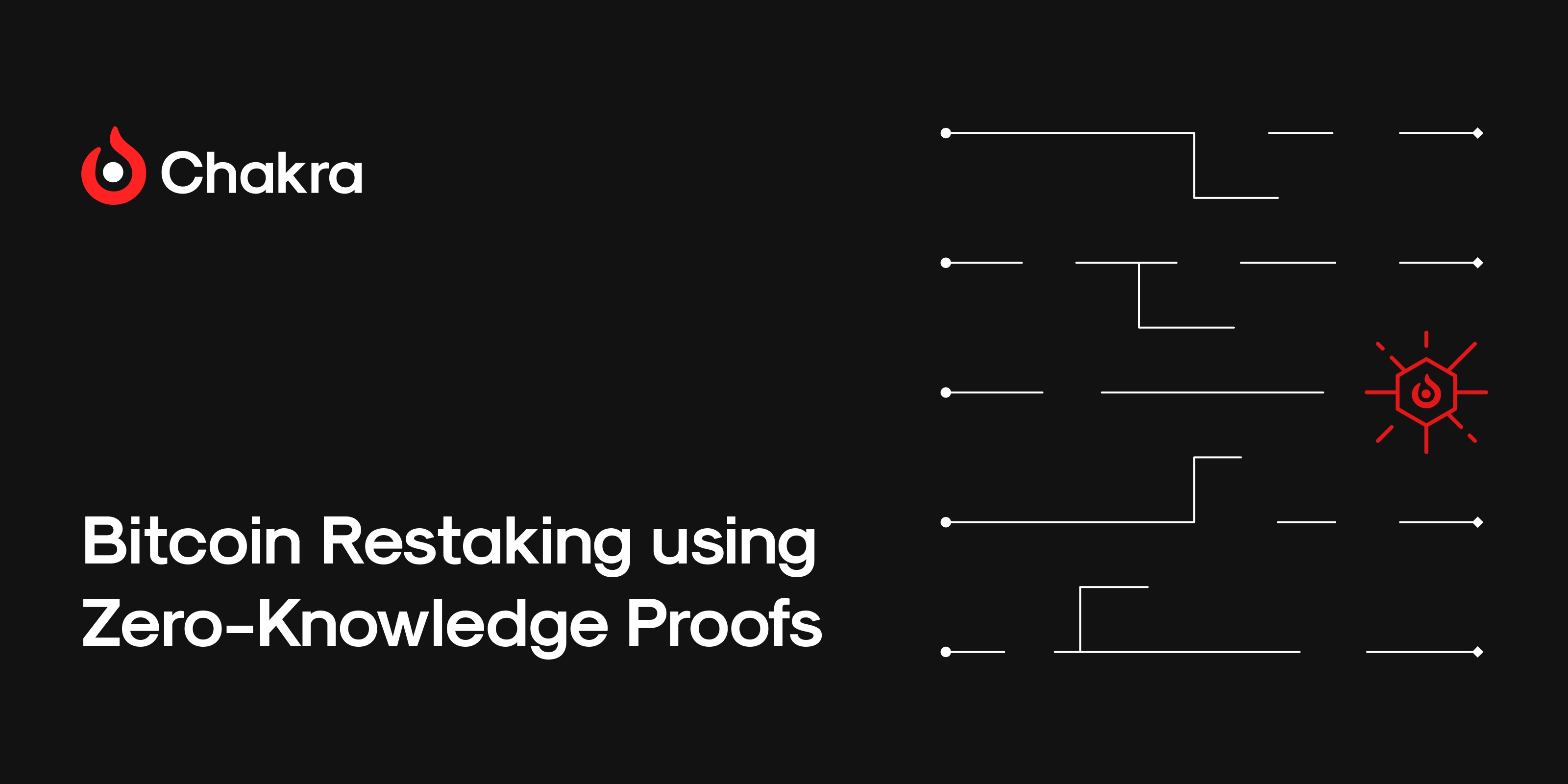 解读 Chakra ：用零知识证明，为比特币提供安全的再质押收益
