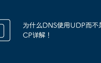 DNS가 TCP 대신 UDP를 사용하는 이유에 대한 자세한 설명!