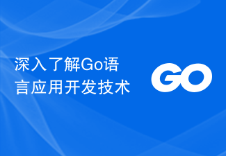 深入了解Go语言应用开发技术