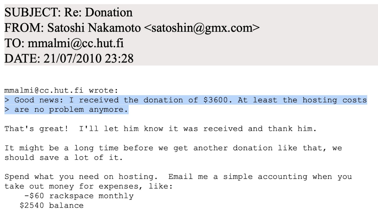 Analyse des premiers emails de Satoshi Nakamoto : quelle a été la contribution du « mystérieux donateur » derrière Satoshi Nakamoto ?