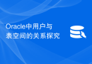 Oracle中用户与表空间的关系探究