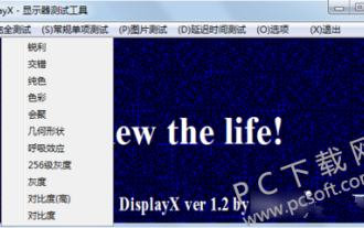 DisplayX(顯示器測試軟體)使用教學課程