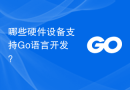 哪些硬件设备支持Go语言开发？