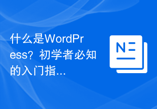 什麼是WordPress？初學者必知的入門指南