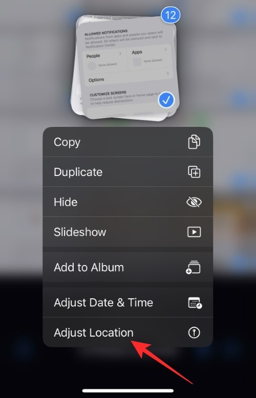 How to edit metadata for multiple photos on iPhone