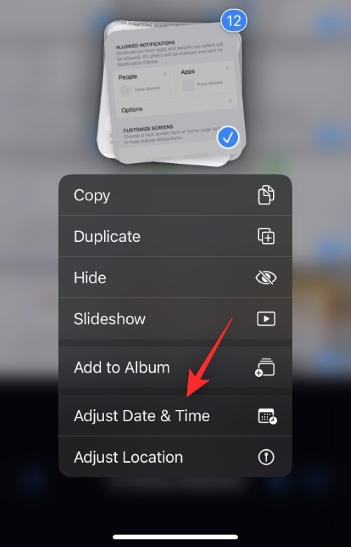 How to edit metadata for multiple photos on iPhone