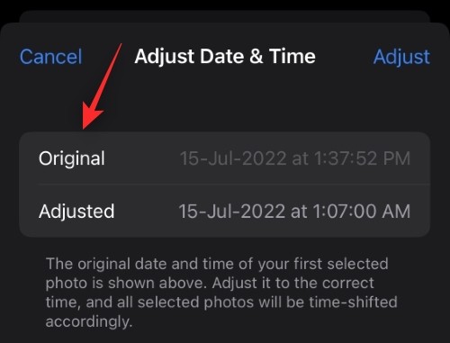 How to edit metadata for multiple photos on iPhone