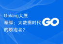 Golang大展拳脚：大数据时代的领跑者？