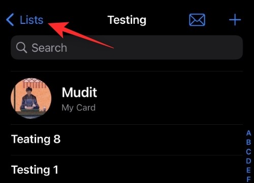 How to export all contacts on iPhone