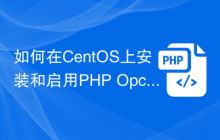 如何在CentOS上安装和启用PHP Opcache