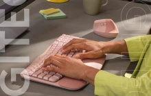 主打人体工学，罗技发布 Lift 人体工学垂直鼠标左手版、粉色系 Wave Keys 键盘