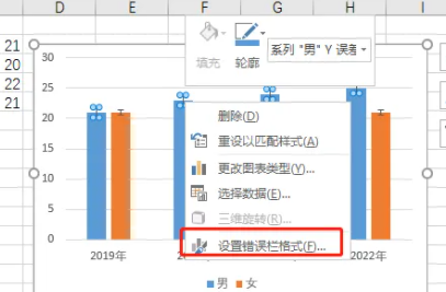 Microsoft Excel怎么设置误差线-Microsoft Excel设置误差线的方法