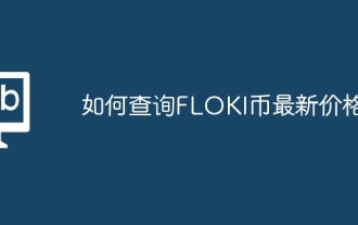 How to check the latest price of FLOKI coin?