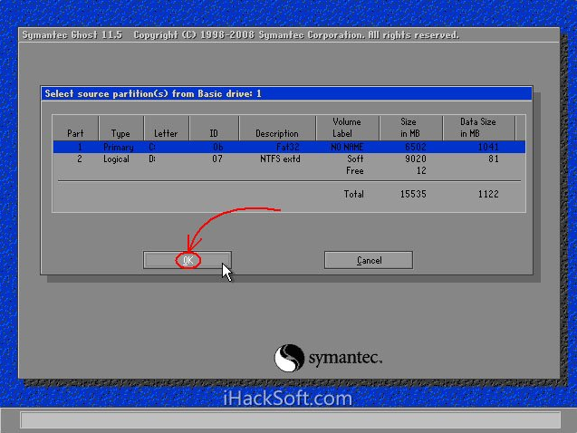 Bagaimana untuk membuat sandaran sistem dengan tutorial sandaran hantu-hantu