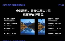 全球最强最贵的三星E7屏！vivo X Fold3屏幕参数曝光：碾压所有折叠屏
