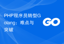 PHP程序员转型Golang：难点与突破