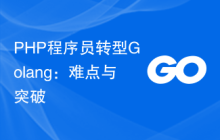 PHP程序员转型Golang:难点与突破